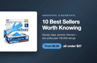 Supmedic nitrile exam gloves, the number one Amazon Industrial and Scientific best seller